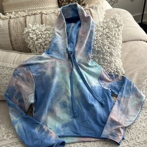 WILDFOX tie dyed cropped top